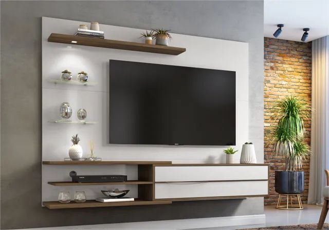 INSTA @TUDO_MOVEIS / Painel Home para TV até 60 Polegadas / 1 Porta / Led - Foto 2