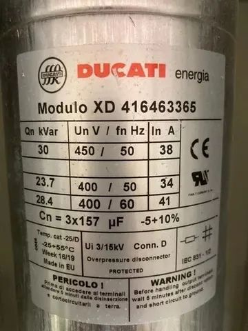 Célula Capacitiva De 30 Kvar/440v