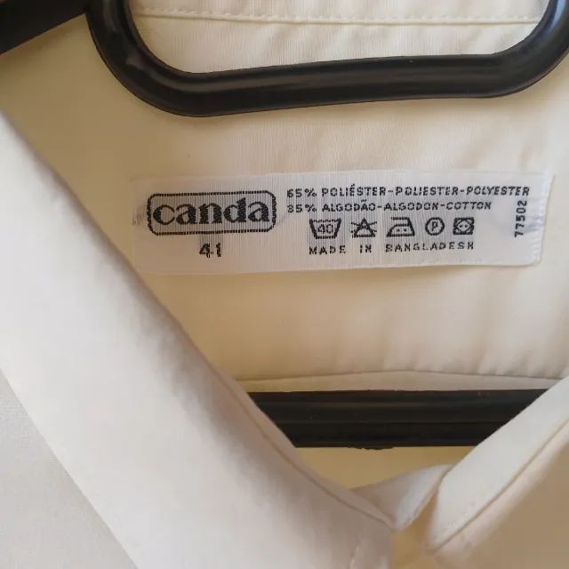 Camisa Social Masculina Mangas Longas de Bangladesh - Foto 4