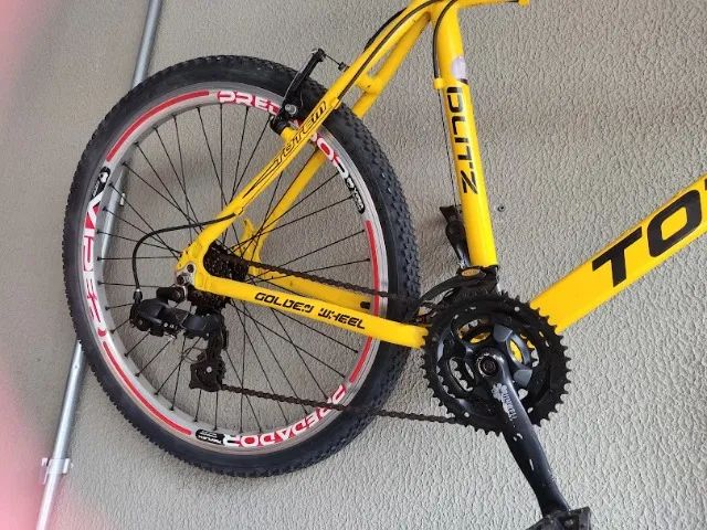 Bike Bicicleta aro 26 Totem Predador Blitz Golden Wheel cor Amarela -  Ciclismo - Bela Vista, Osasco 1339316816 | OLX