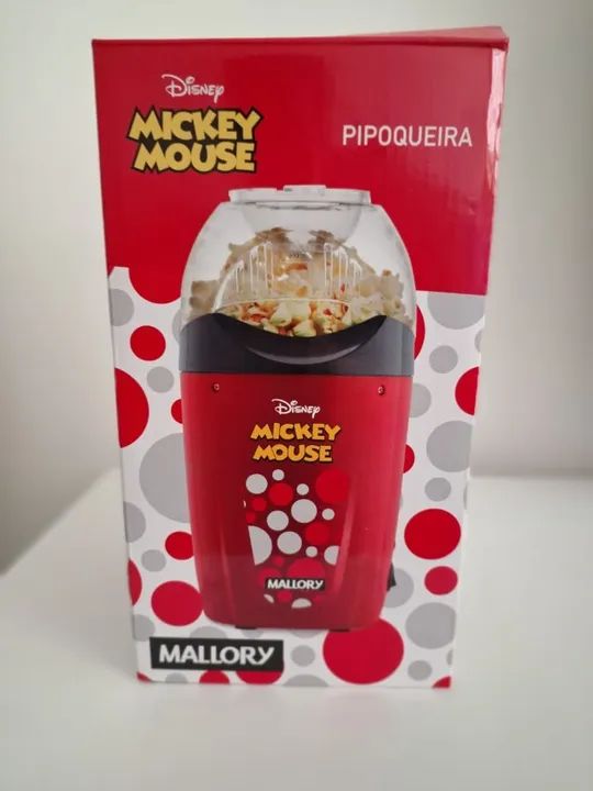 Pipoqueira Mickey Mouse - NUNCA USADA - Foto 2