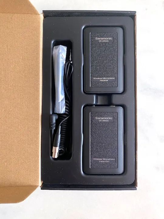 Microfone de Lapela sem Fio Saramonic SR-WM4C - Foto 2