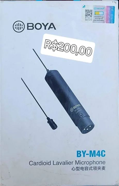Microfone lapela Boya BY M4C - Foto 3