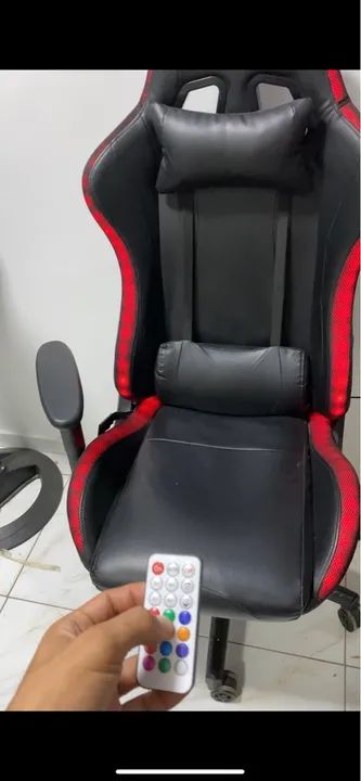 Cadeira gamer LED RGB  - Foto 3