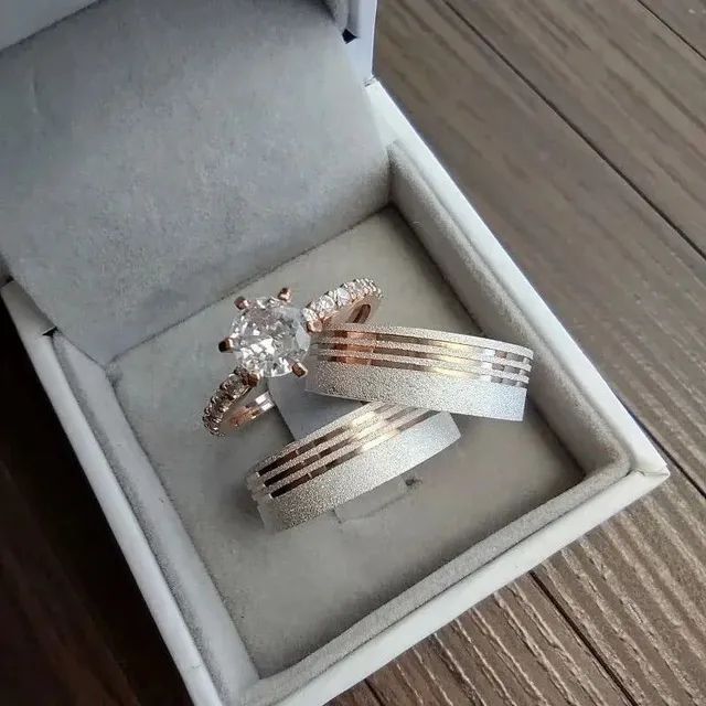 PAR DE ALIANÇAS NAMORO  - Foto 4