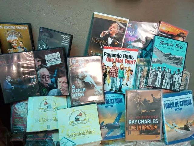 R$38 DVDS/CDS originais coleções - Foto 2