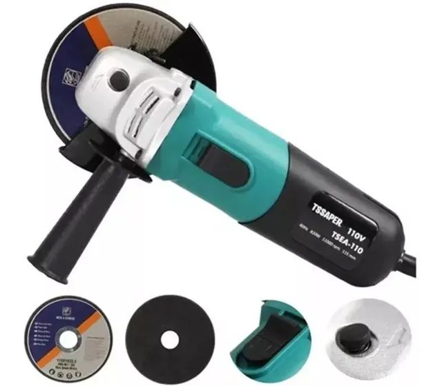 Esmerilhadeira e Lixadeira Angular Tssaper 820W  4.1/2 11000rpm 60hz - 220V + Garantia