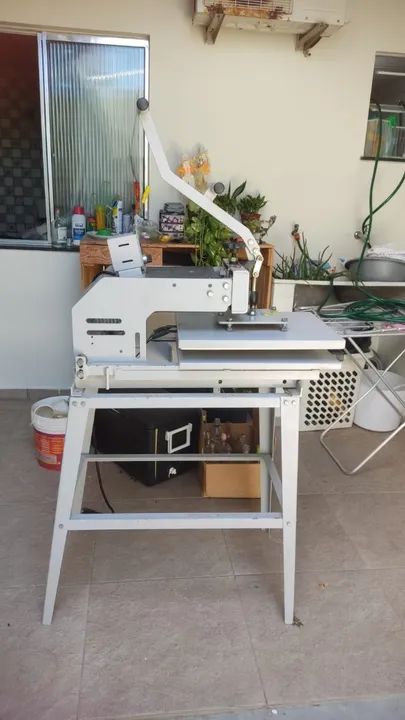 Prensa plana 50 x 40cm para sublimação, DTF ou transfer - Foto 3