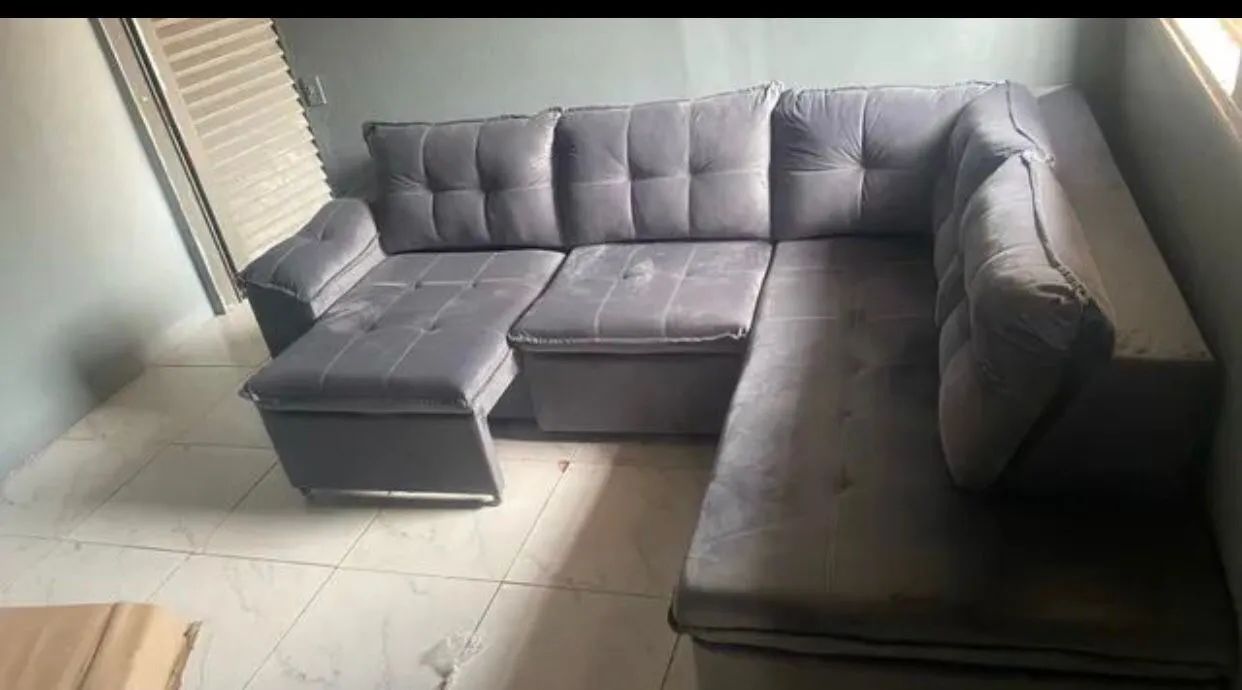 Sofá Stella de canto pronto pronto entrega 