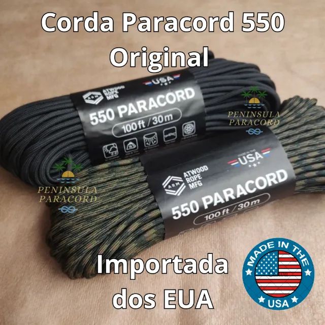 Pulseira LGBT Orgulho Pride - Artesanal e Feita à Mão com corda Paracord 550 gay lesbica - Foto 5