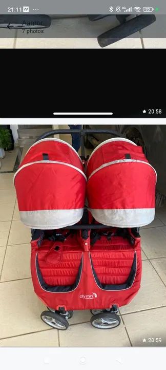 Baby Jogger City Mini double Maternidade e Cuidados com o Bebe Recanto do Lago Teixeira de Freitas 1336638938 OLX