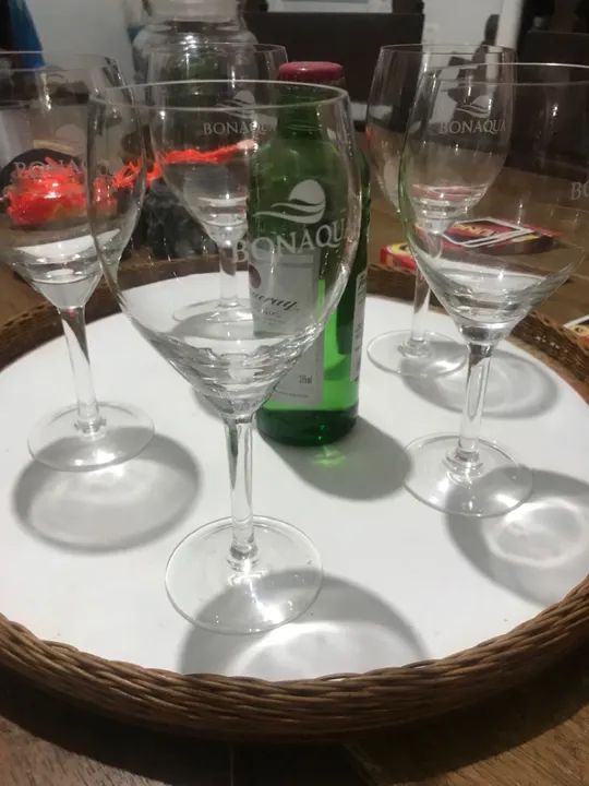 Promoção Urgente - 5 Taças de Cristal 18cm  - Foto 3