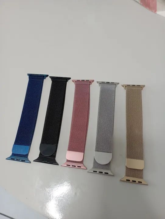 Pulseiras para Smartwatch Milanesas de Aço 45/49 mm Disponível Pronta entrega ? - Foto 2
