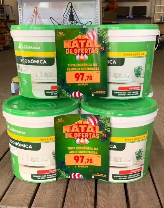 Tinta Acrílica Economica Areia e Camurça  - Foto 2