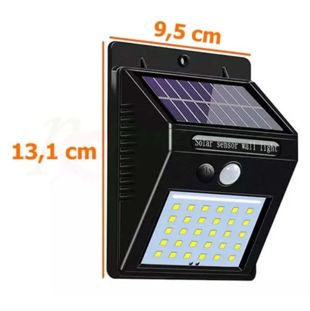 Luminária Solar Led C/ Sensor Presença 30 Leds Ref. Lky-0030 000413 - Foto 2