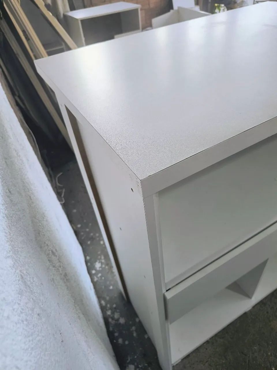 Balcão para Atendimento em MDF Branco - Foto 5