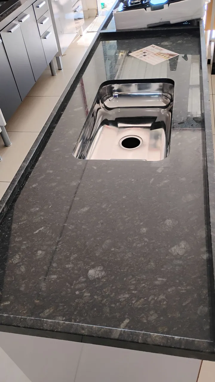 Pia granito Verde Ubatuba 1.60x56