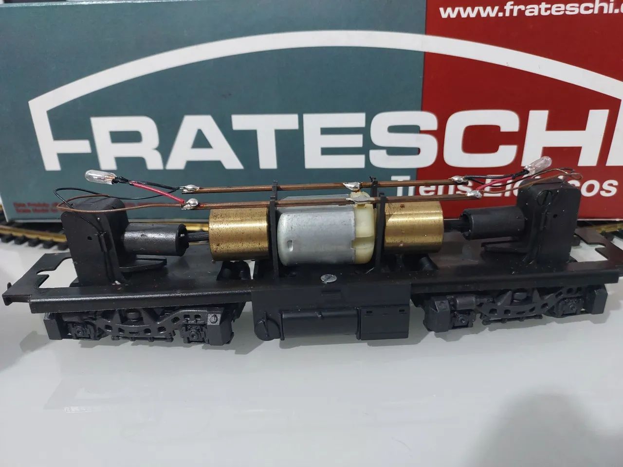 Locomotiva G22u RFFSA Frateschi HO com detalhes Leia - Hobbies e ...