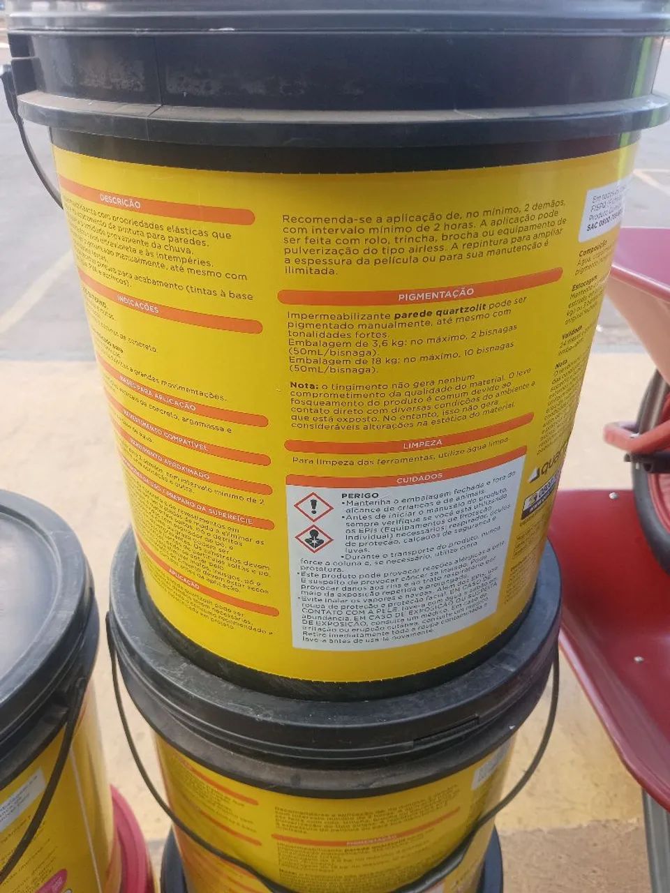 TINTA IMPERMEABILIZANTE QUARTZOLIT 18L - PROTEÇÃO PRA SUA PAREDE! - Foto 2