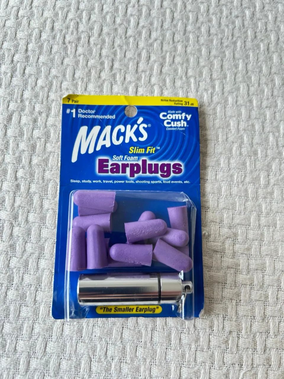 Macks Slim Fit Protetor auricular 31db - 7 pares