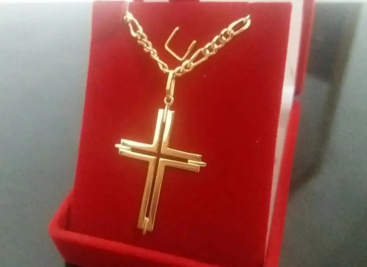 Corrente Grumet 3x1 em Ouro 18k  - Foto 3
