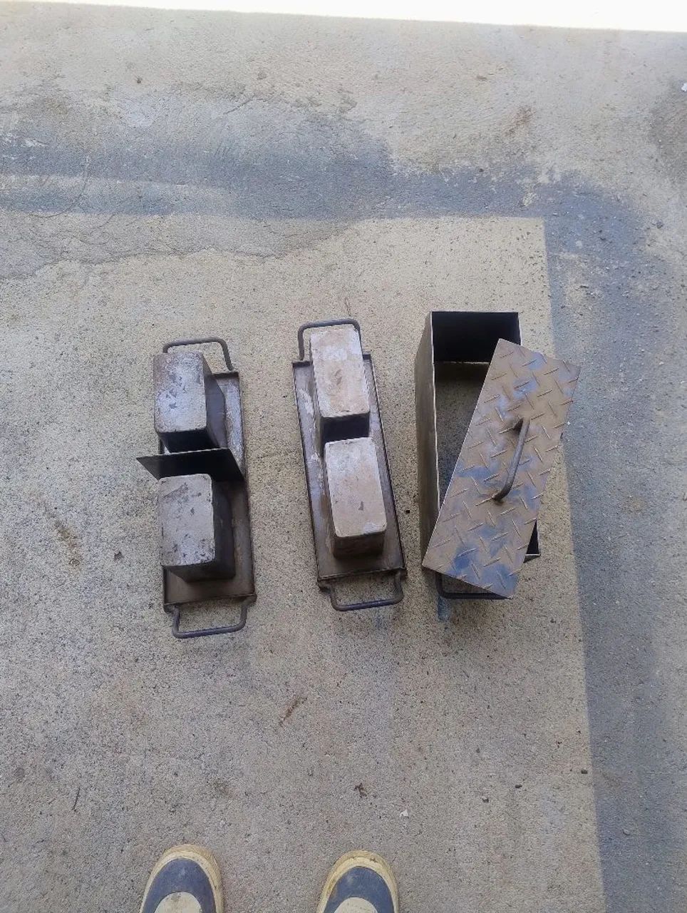 Formas para blocos de concreto 