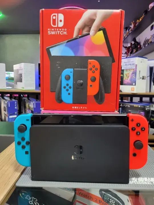 Nintendo Switch Oled - 1 Ano de Garantia - Novo/Lacrado - Infinity Eletronics & Games - Foto 2
