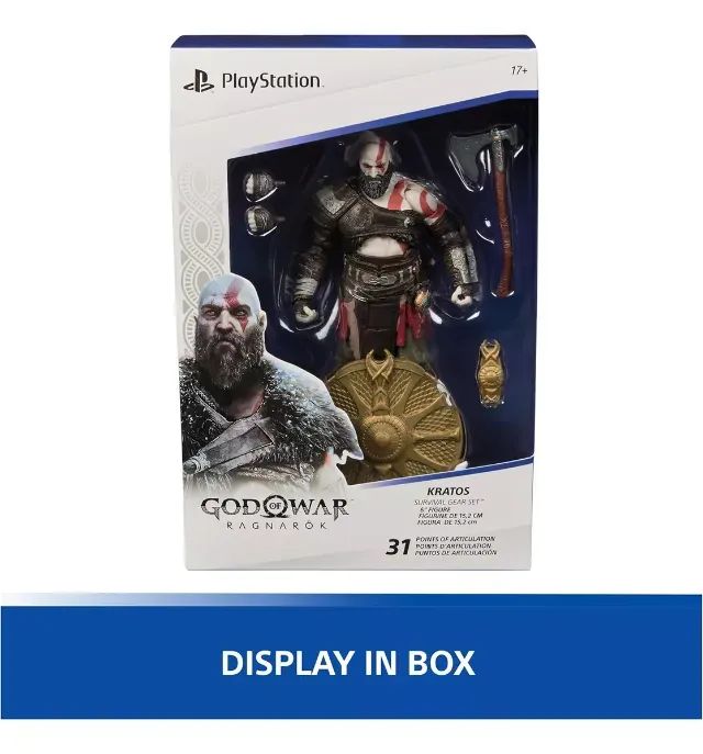 Figura Kratos God Of War Ragnarok Shapes Collection Exclusivo - Foto 2