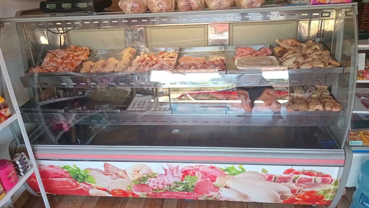 Vitrine refrigerada para comércio