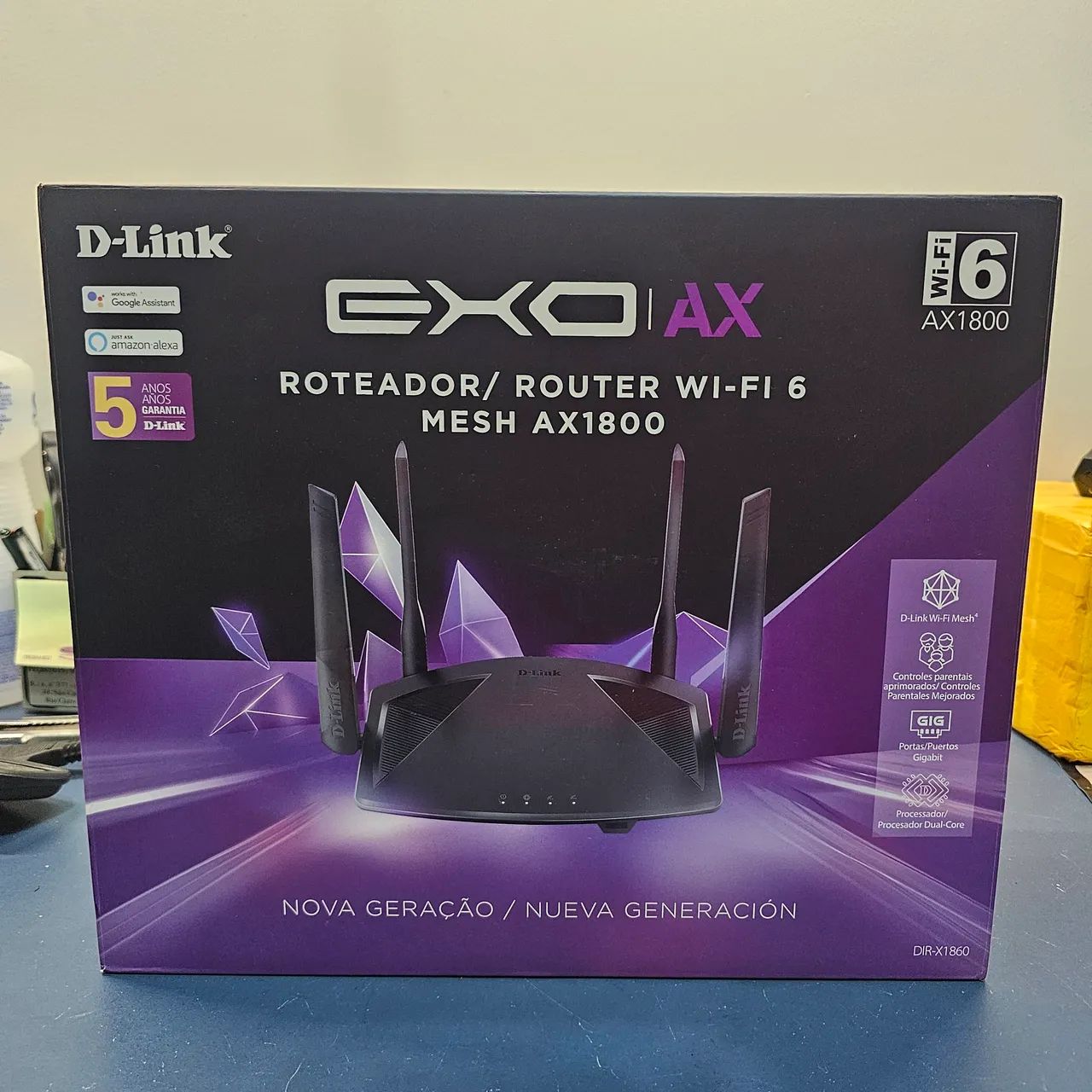 Roteador Wireless D-link Exo Dir-x1860 MESH<br>Ax1800, Wifi 6, Mesh - Foto 3