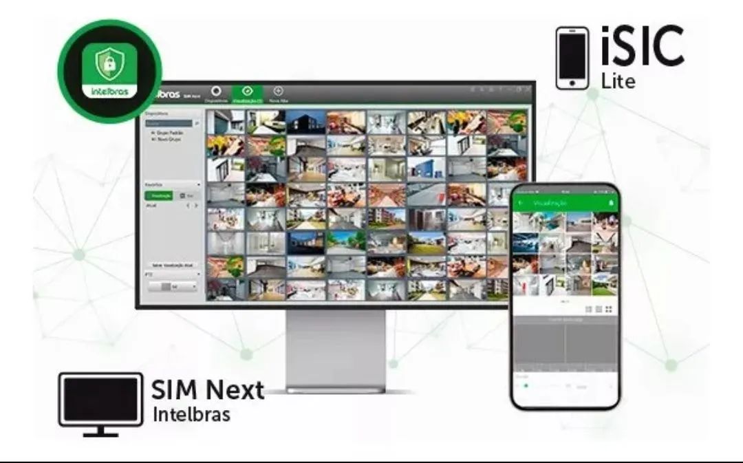 Kit de Segurança 4 Câmeras Intelbras HD - Novo! - Foto 2