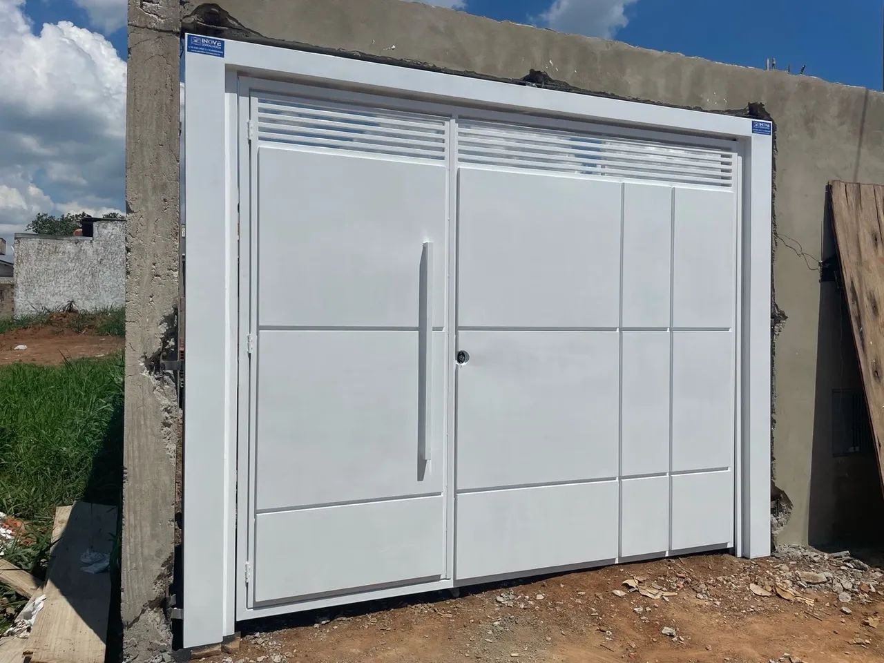 Portões em ferro com pintura eletrostática ?