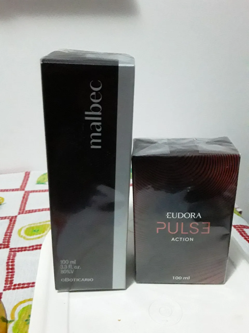 Perfumes Malbec e Eudora Pulse Action 100ml
