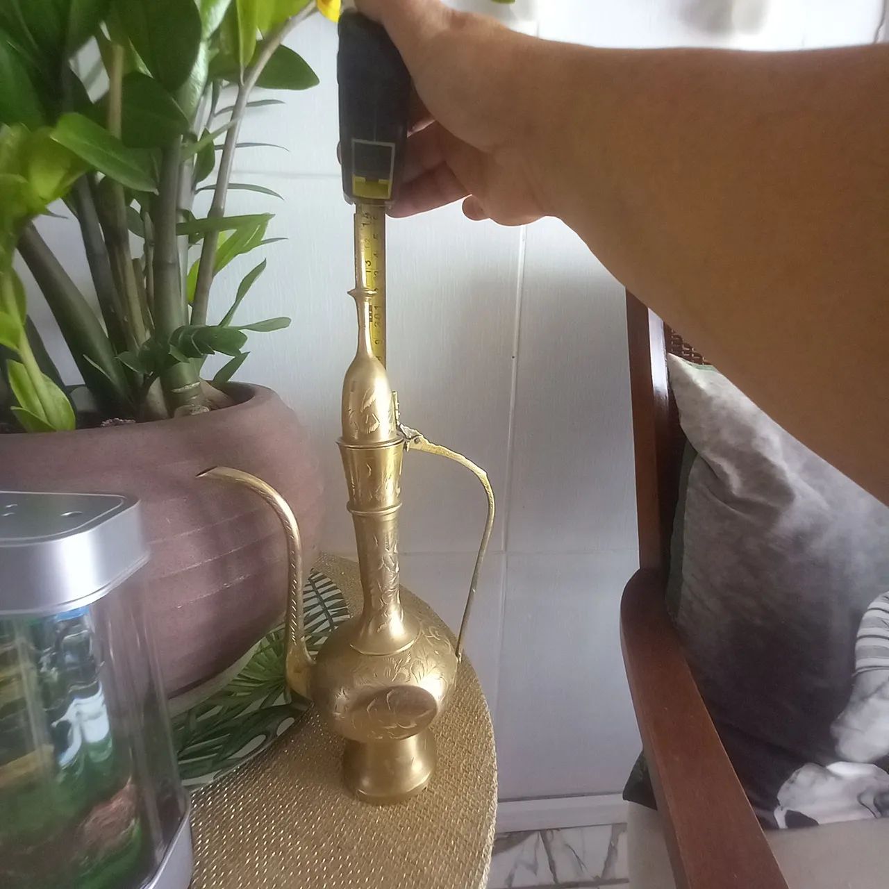 Pra vendo hoje Bule Árabe em bronze - Foto 4