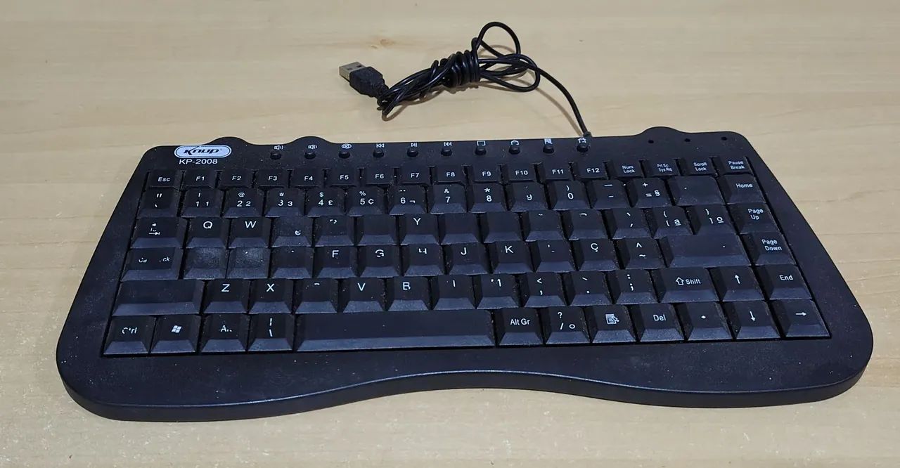 Teclado USB Knup KP-2008 Ótimo para tabletels Compatíveis