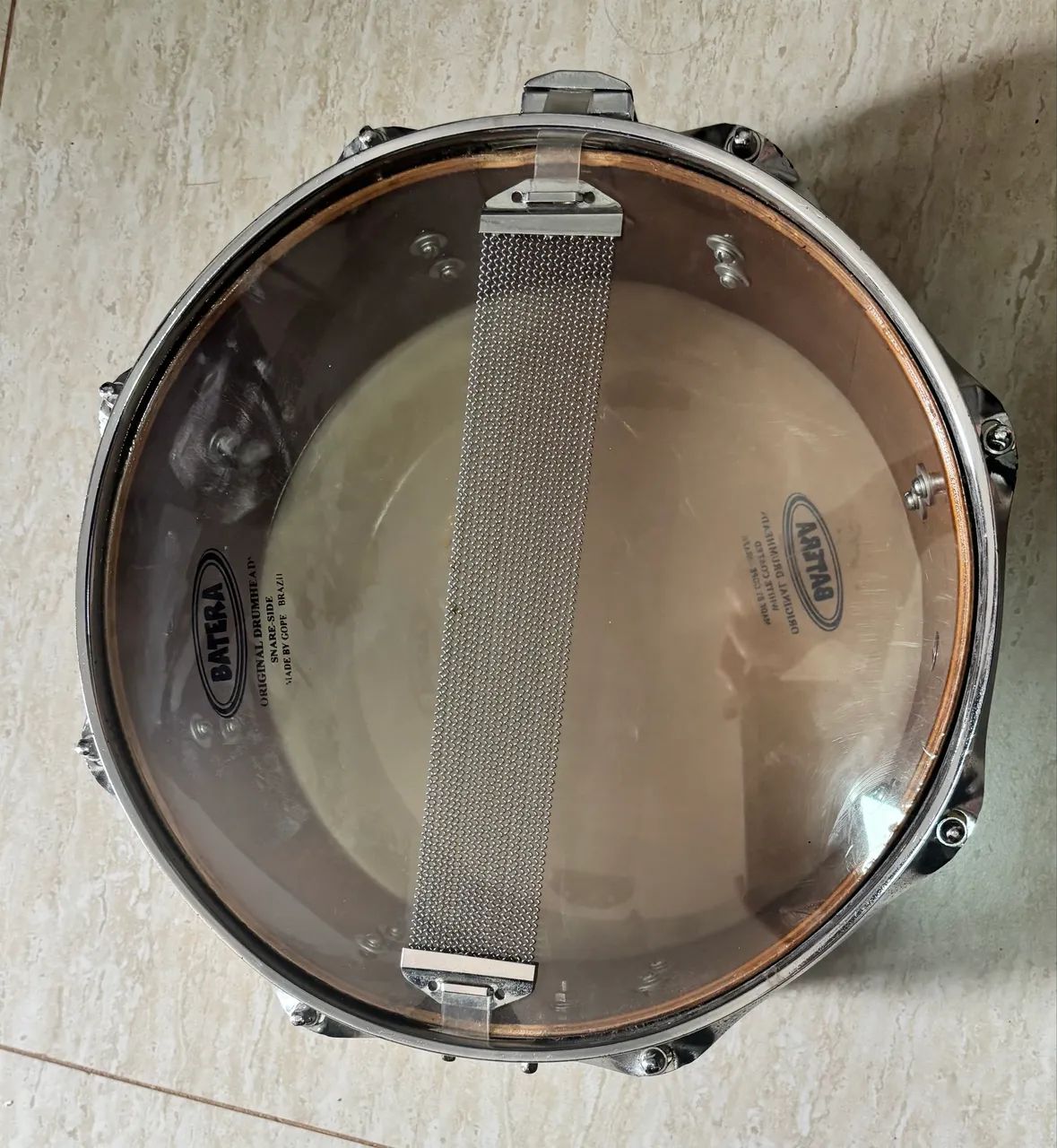 CAIXA DE BATERIA GOPE 14 Polegadas - 8 AFINAÇÕES COM PELE POROSA - Foto 3