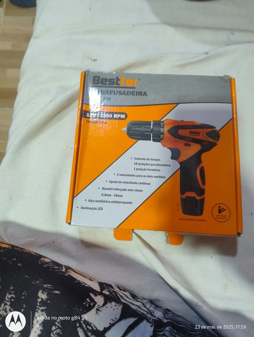 Parafusadeira/Furadeira Bestfer 12V