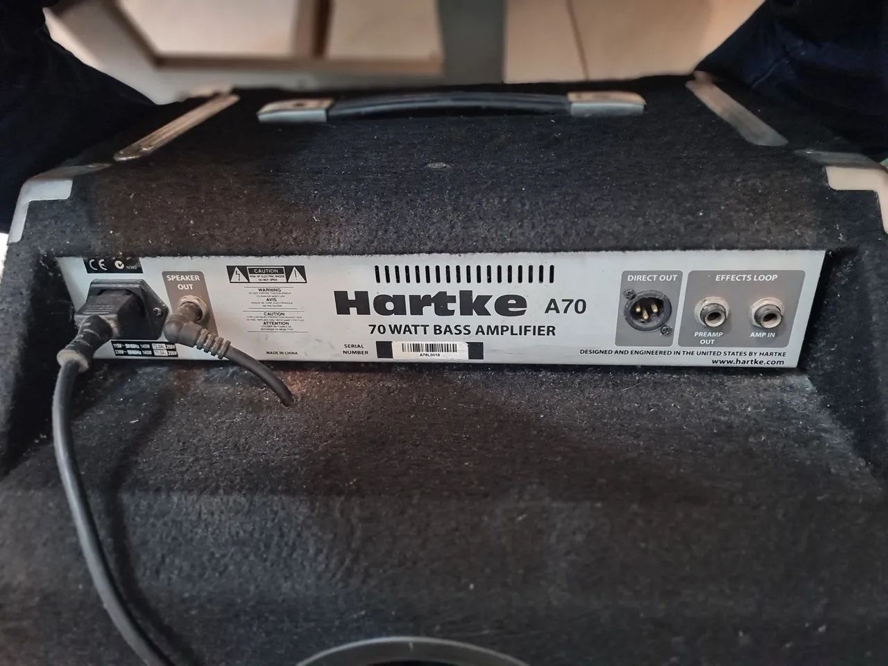 Amplificador Hartke A70 para Baixo - Foto 3