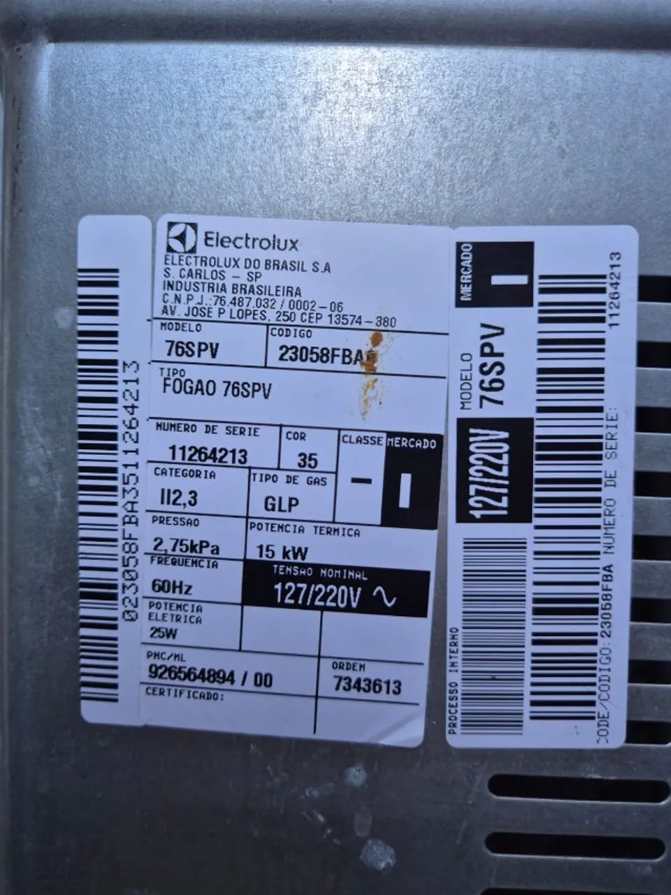 Fogão Elextrolux 5 Bocas Mesa de Vidro Modelo 76SPV Com Acendimento Elétrico - Foto 5