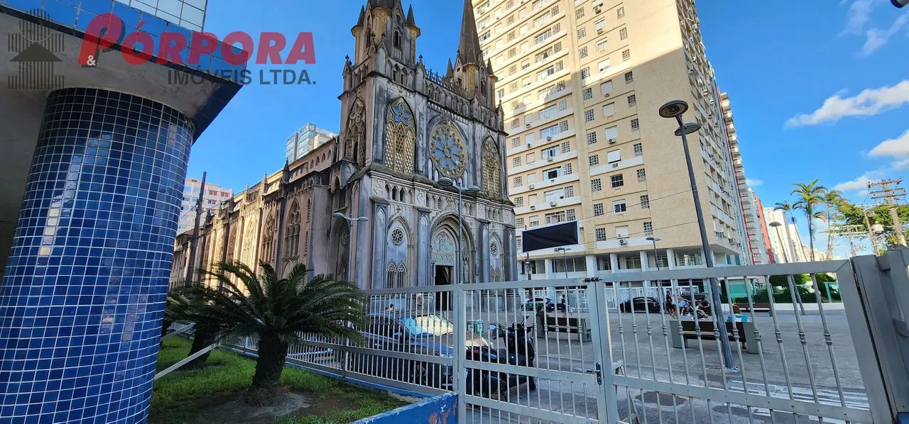Sala Living para aluguel com 25m² No Embaré - Santos - SP
