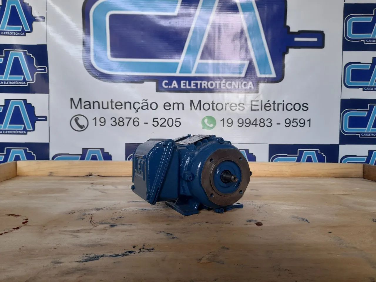 Motor elétrico 0,33 CV 4polos Trifásico - Foto 2