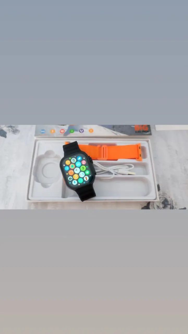 Smartwatch ultra t10 preto ou branco  - Foto 3