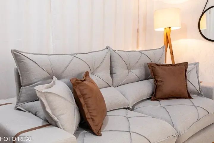 Sofá Retrátil e Reclinável Gran Bello 230 cm. Pronta Entrega. 1111 - Foto 3