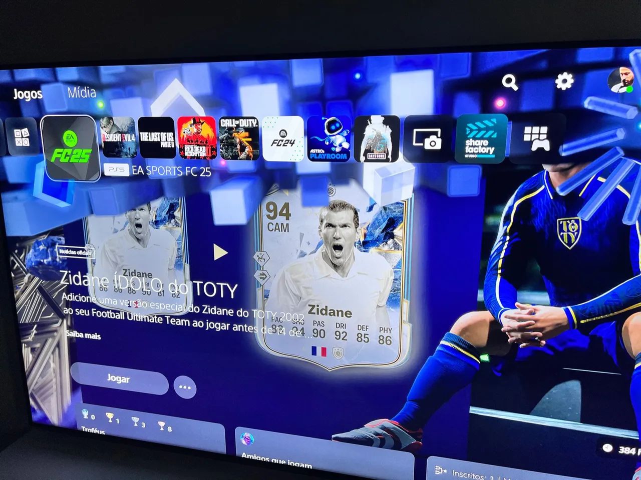 Playstation 5 com 2 controles aceito troca - Foto 2