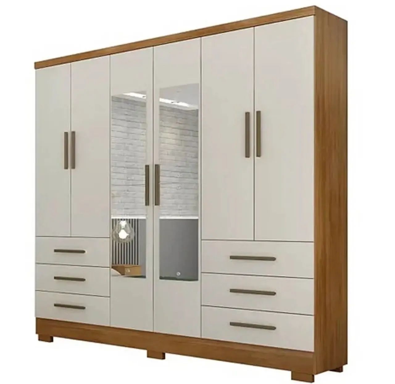 Guarda Roupa Encant com Espelho Casal p76