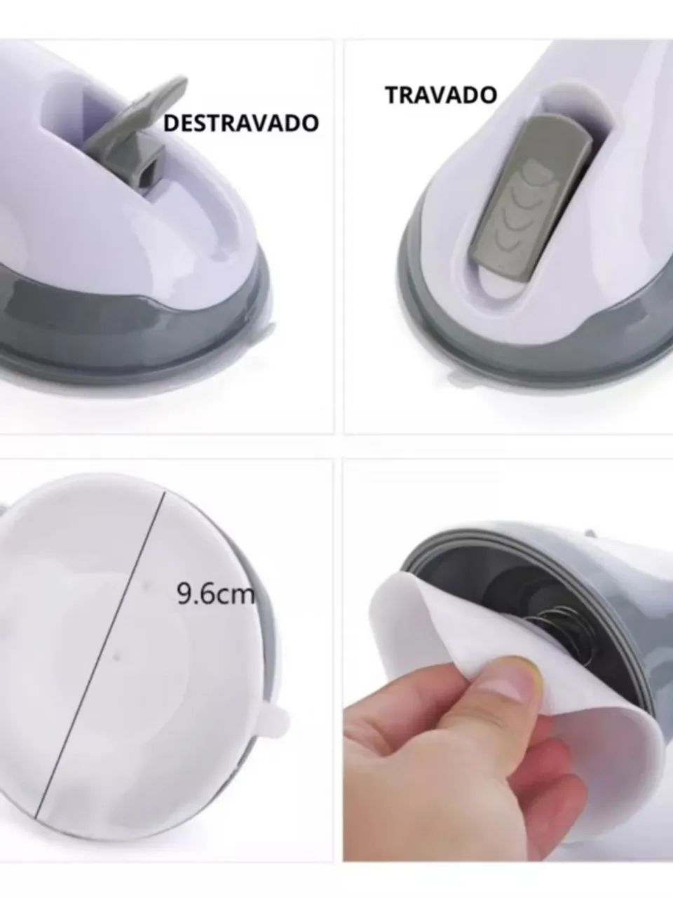 Ventosa removível para fácil instalação - Foto 4