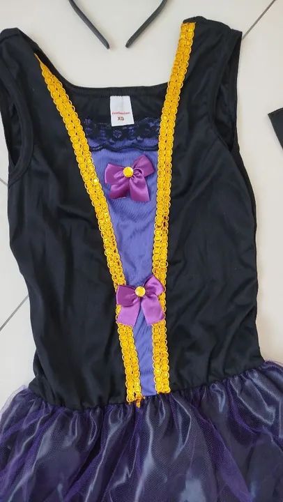 Fantasia Malévola Infantil - Foto 3