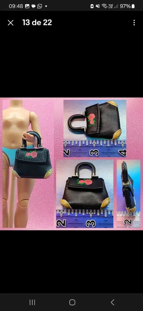 Bolsa de Boneca rainbow high 