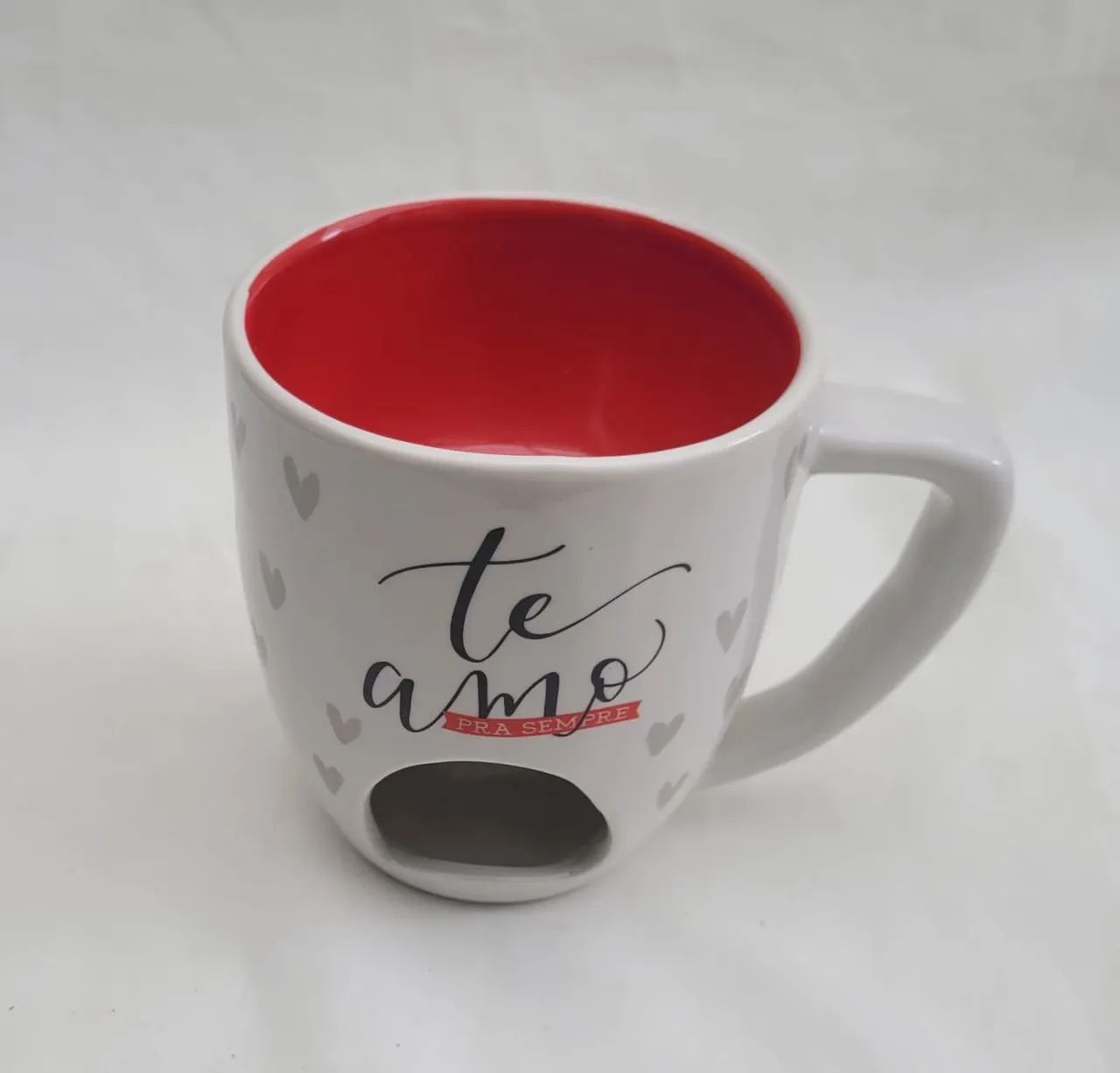 Caneca para fondue de chocolate Te Amo