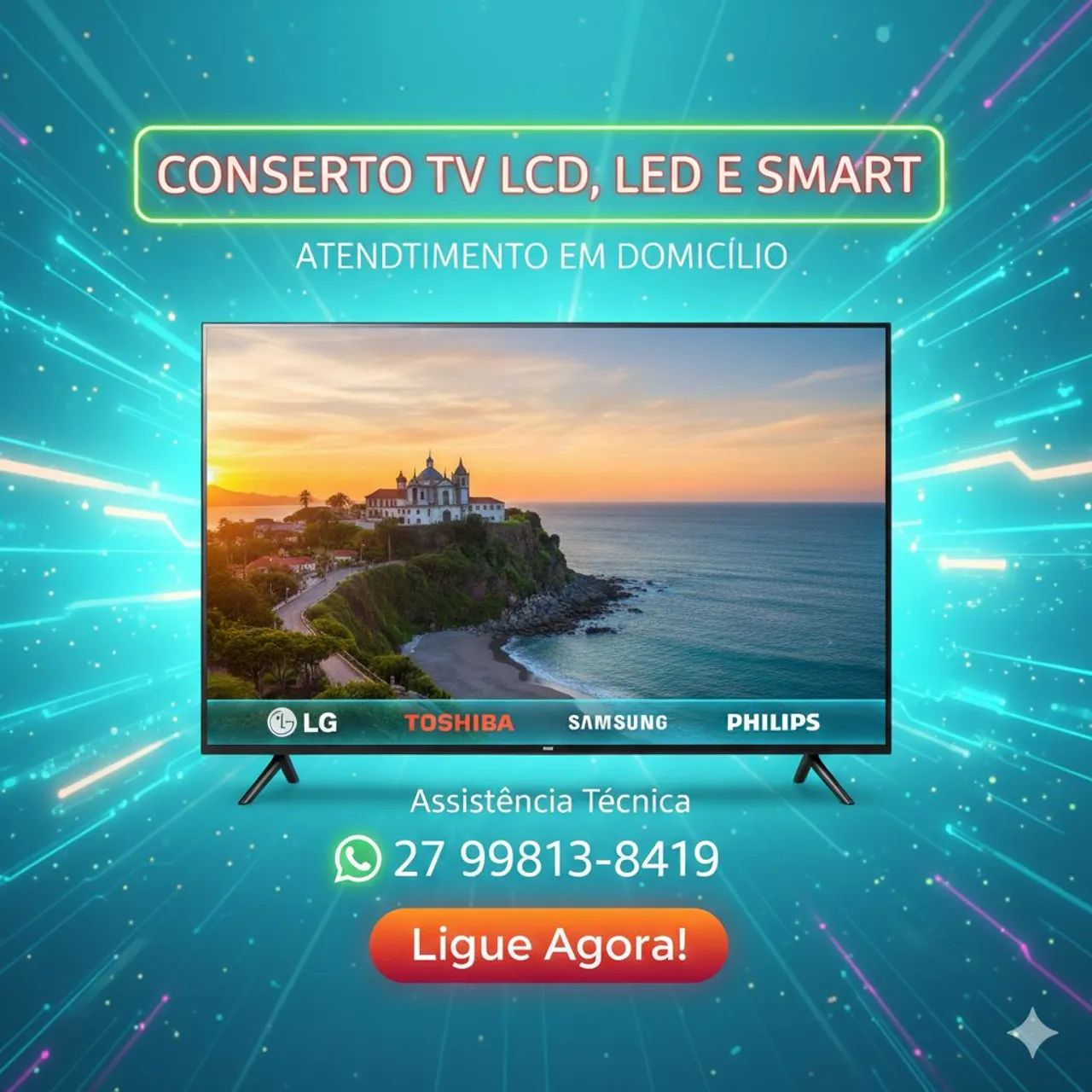 Sua TV zerada novamente 